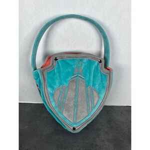 Paw Patrol The Movie Liberty Plush Trick or Treat Basket Teal Blue Orange Tote